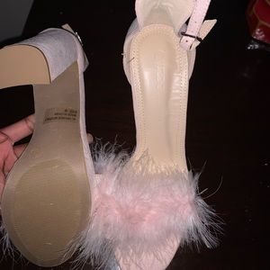 Pink Fur heels